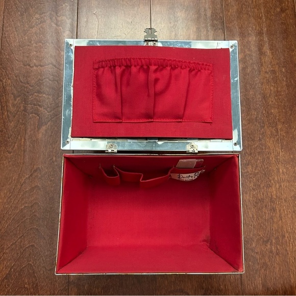 Vintage Dorset Rex 50s Silver Metal Basket Weave Lattice Box Purse - Picture 12 of 16